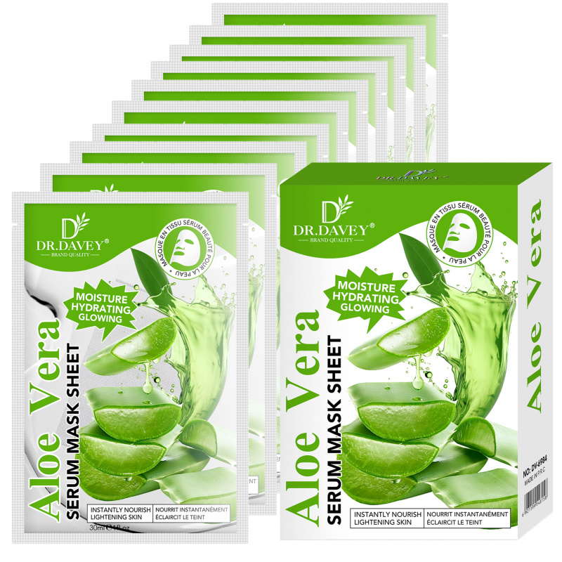 Face Mask Storage Box - Mascarilla Facial de Suero de Aloe