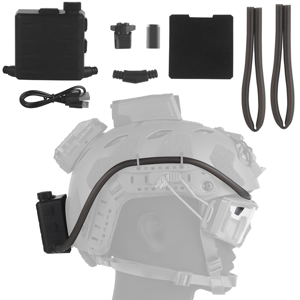 Anti Pollution Mask - Gafas tácticas desempañador ventilador antiniebla Kit