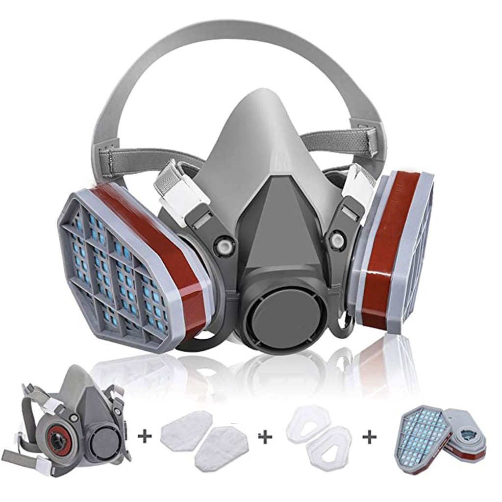 Respirator Half Face - Respirador de polvo facial, máscara de