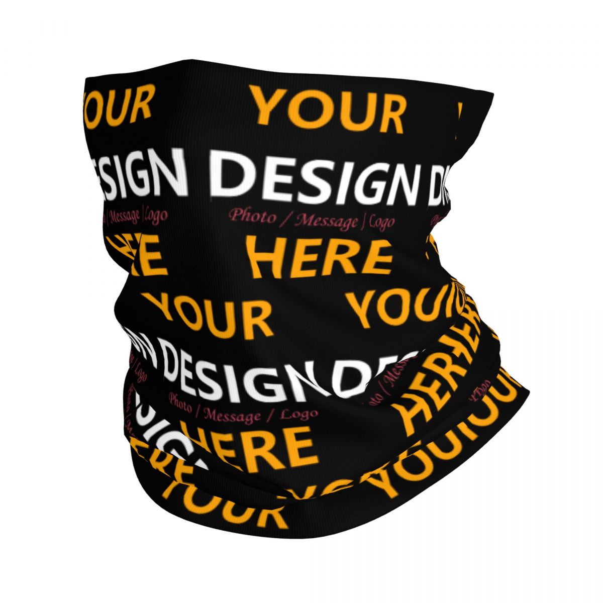 Neck Gaiter Face Cover - Personaliza tu diseño aquí Bandana cuello