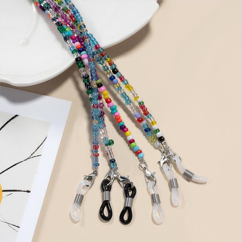 Mask Chain Holder - Cadena de cuentas de arroz de