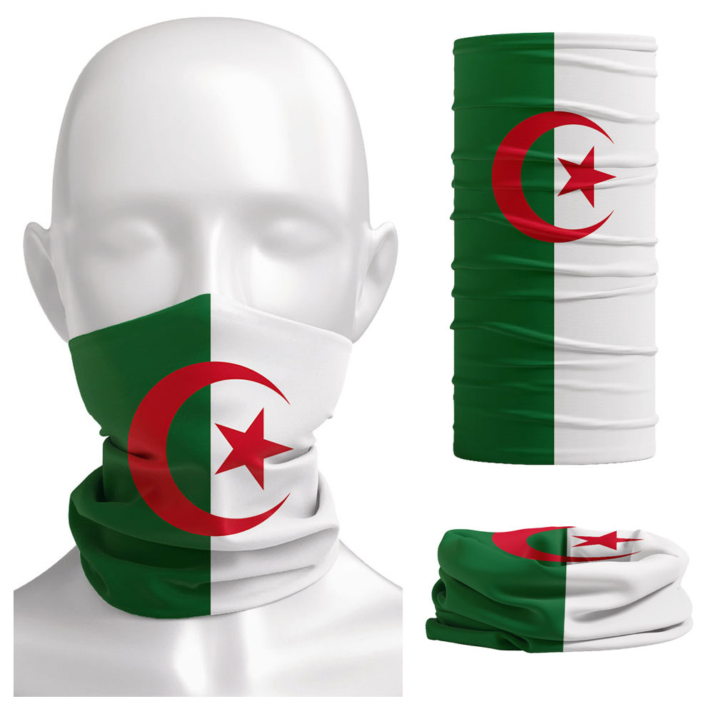 Neck Gaiter Face Cover - Pañuelo con estampado de bandera de