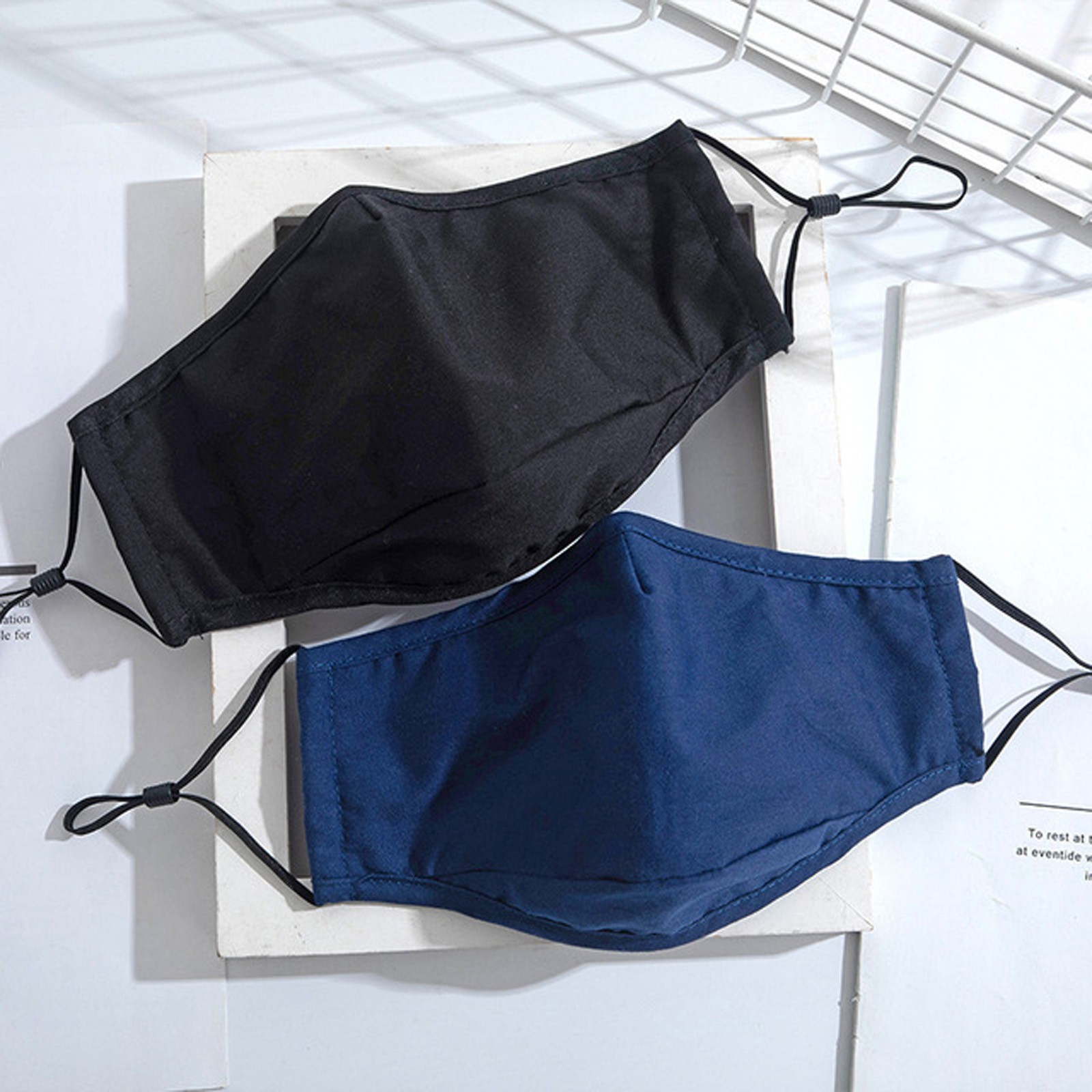 Cloth Face Mask Washable - Máscara Facial de Color sólido para