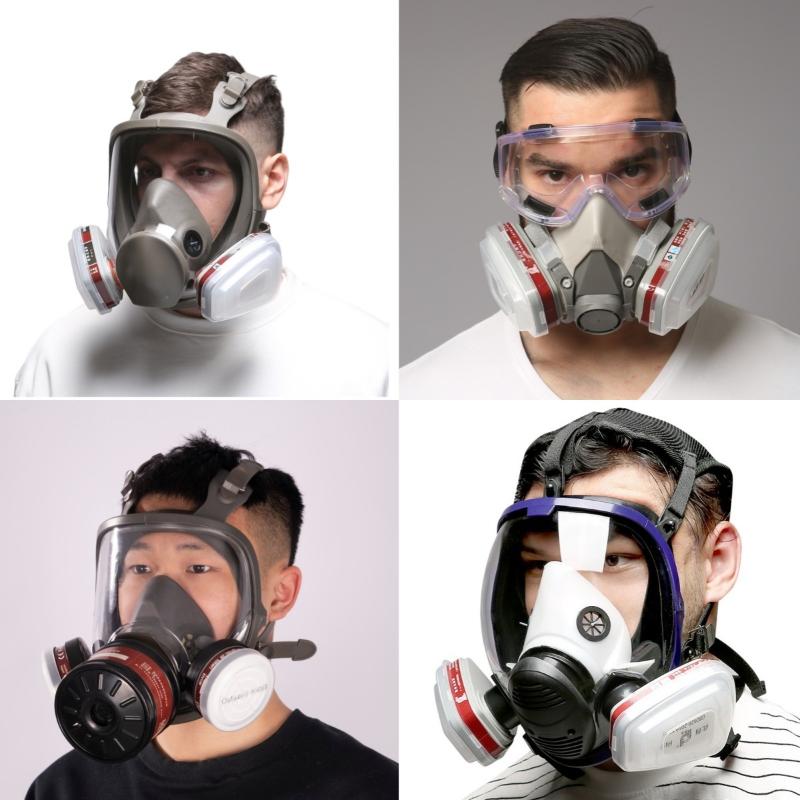 Respirator Half Face - 1 Juego de Mascarillas Antipolvo de