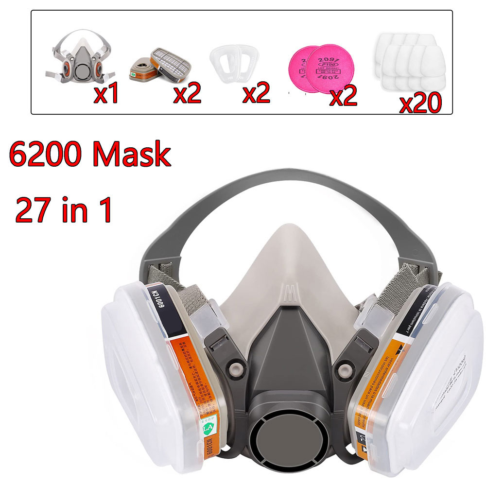 Face Mask Storage Box - Máscara de Gas 6200 con Cartucho