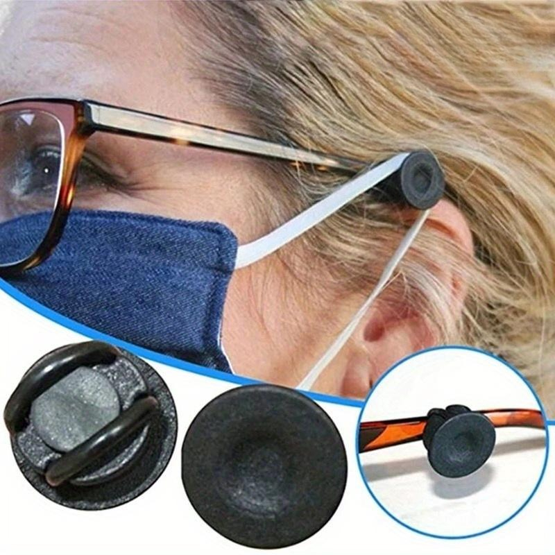Mask Ear Saver Strap - 2 Juegos de Ganchos Ajustables de