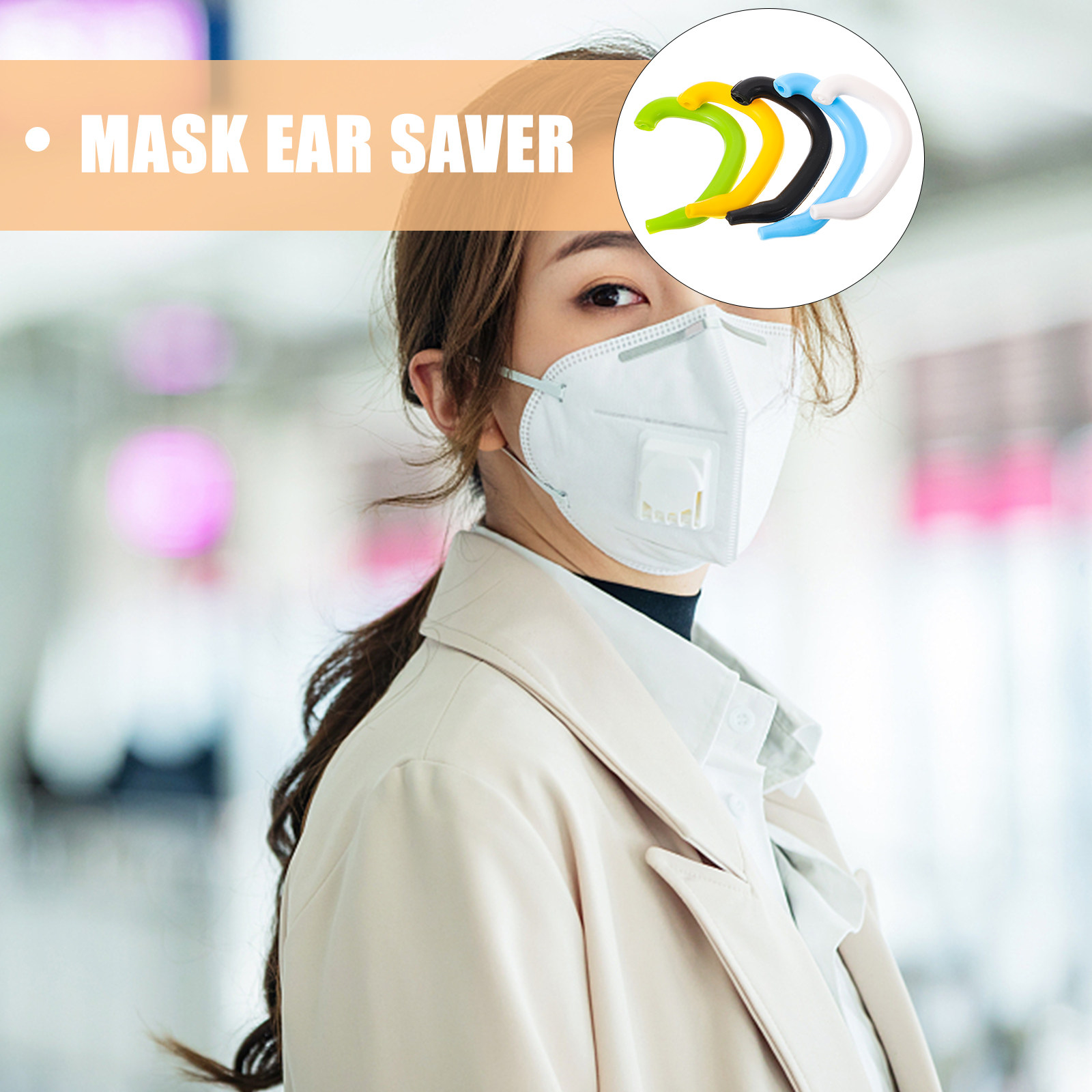 5 protectores de silicona prem - Mask Ear Saver Strap reseña y precio