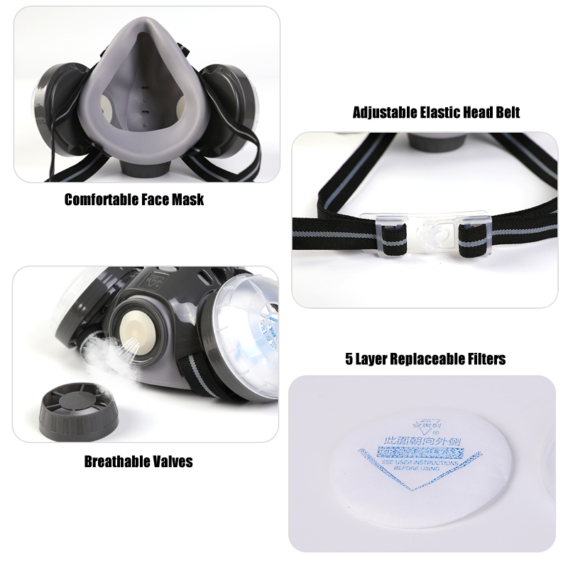 Nueva máscara antipolvo, respi - Anti Pollution Mask reseña y precio