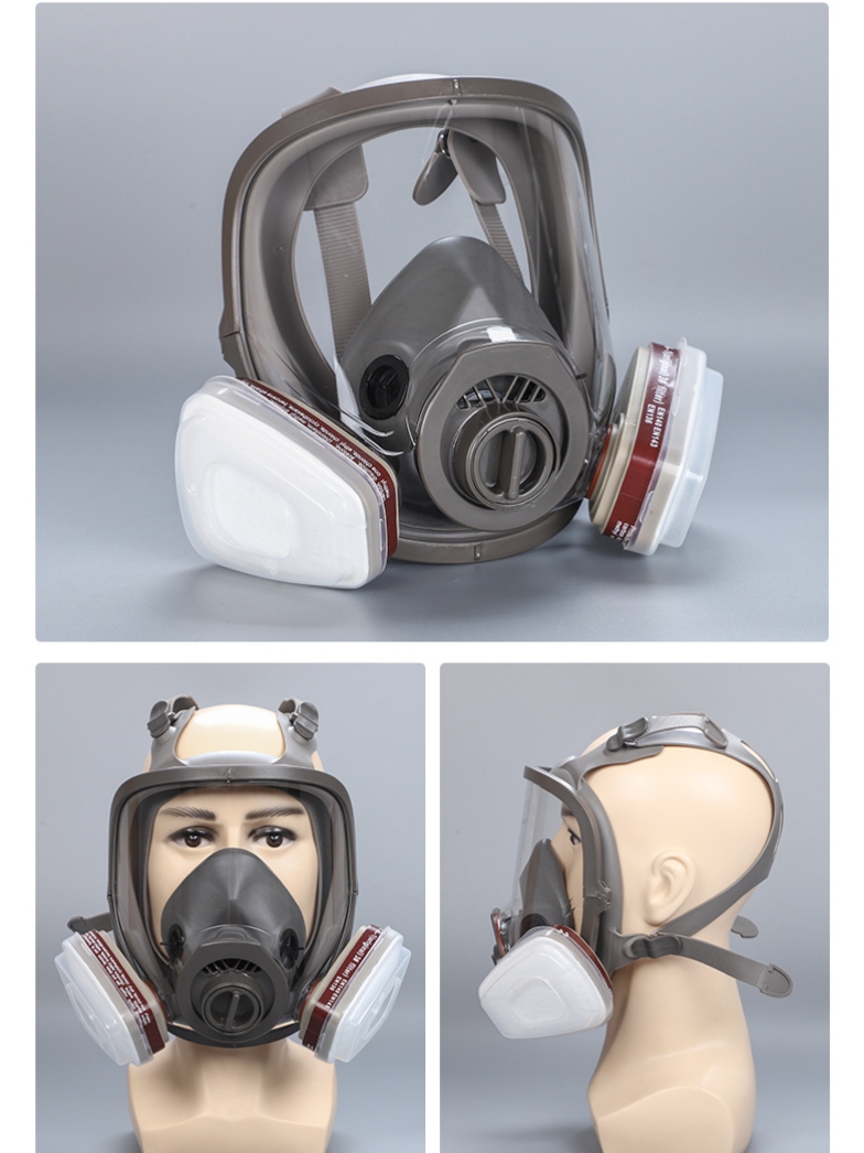 Máscaras de gas de cara comple - Dust Mask Construction reseña y precio