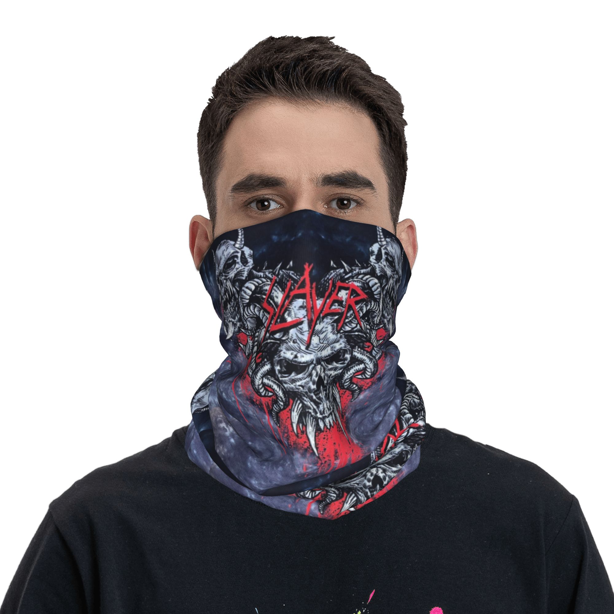 Pañuelo personalizado Heavy Me - Neck Gaiter Face Cover reseña y precio