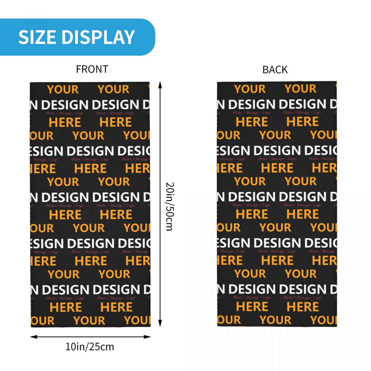 Personaliza tu diseño aquí Ban - Neck Gaiter Face Cover reseña y precio