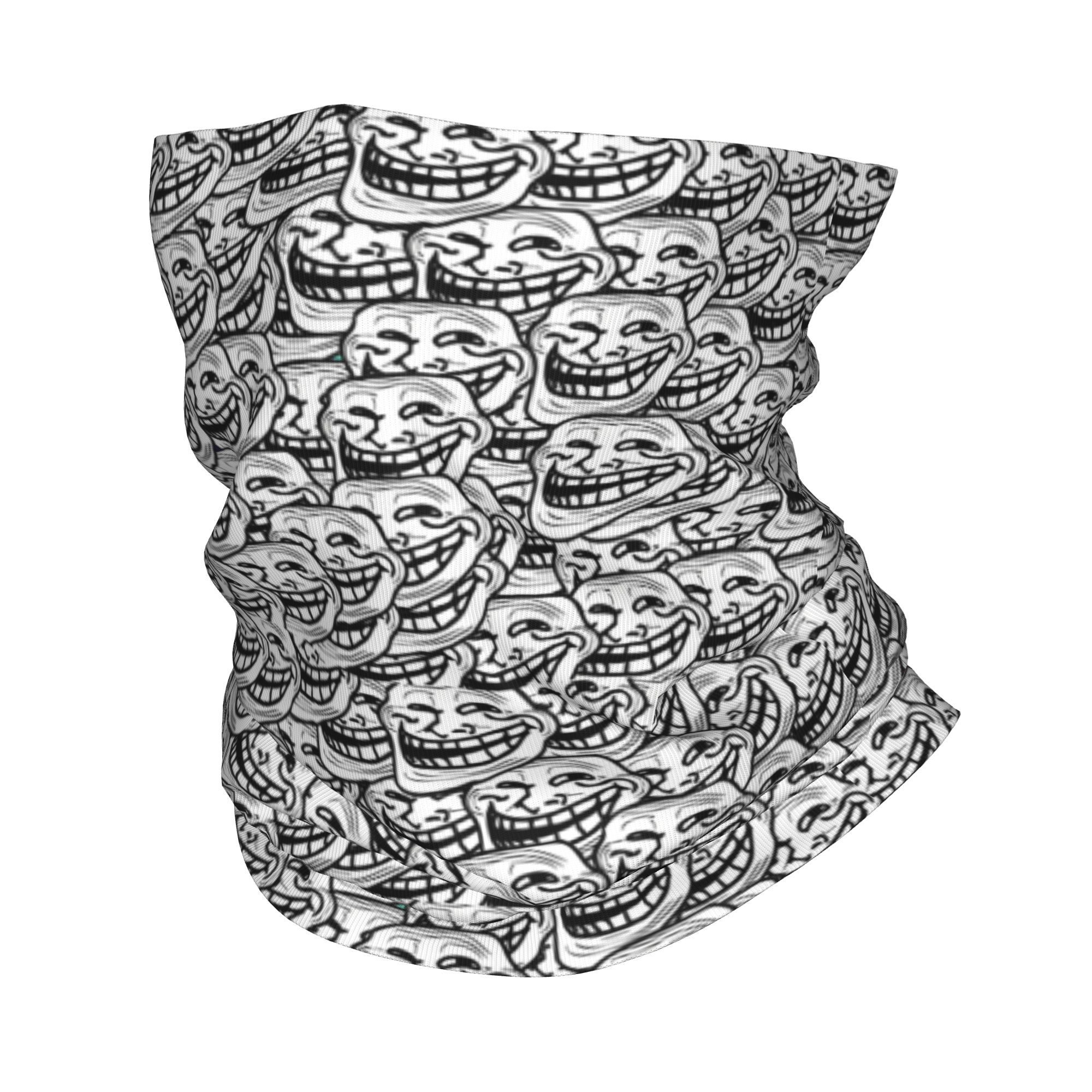Divertido Anime Troll Face Que - Neck Gaiter Face Cover reseña y precio