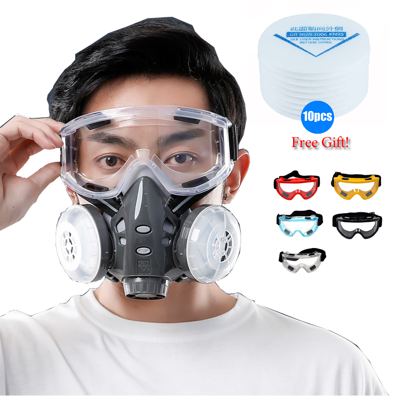 Máscara antipolvo de media car - Kn95 Respirator Mask reseña y precio