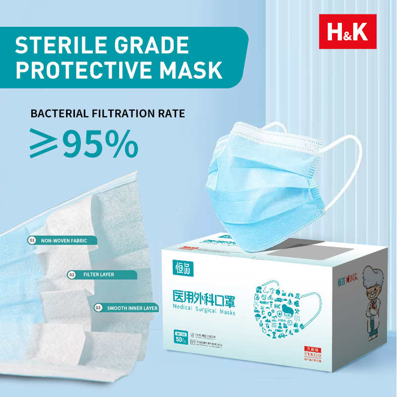 Caja de 50/100 Uds. Máscaras f - Disposable Mask Blue reseña y precio