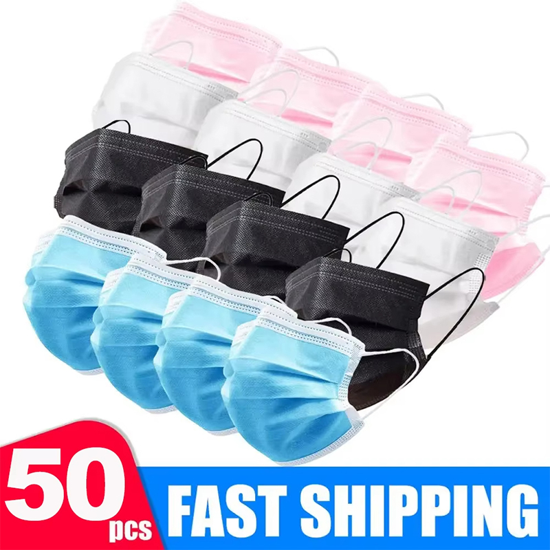 50 Uds. Mascarilla de 3 capas, - Disposable Mask Blue reseña y precio