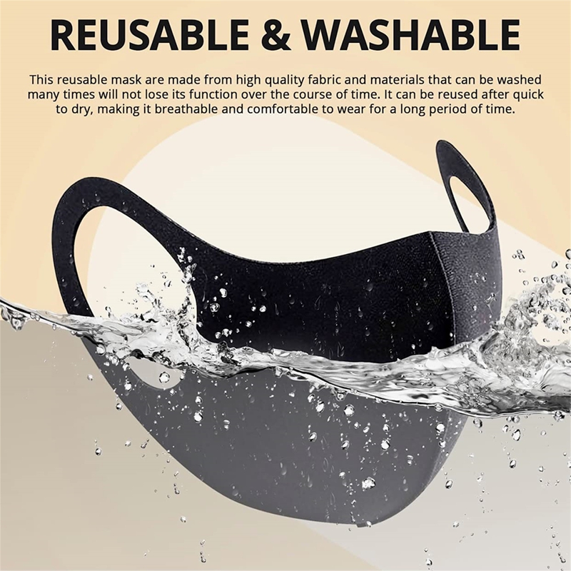 5/10 Uds moda sólida Earloop m - Cloth Face Mask Washable reseña y precio