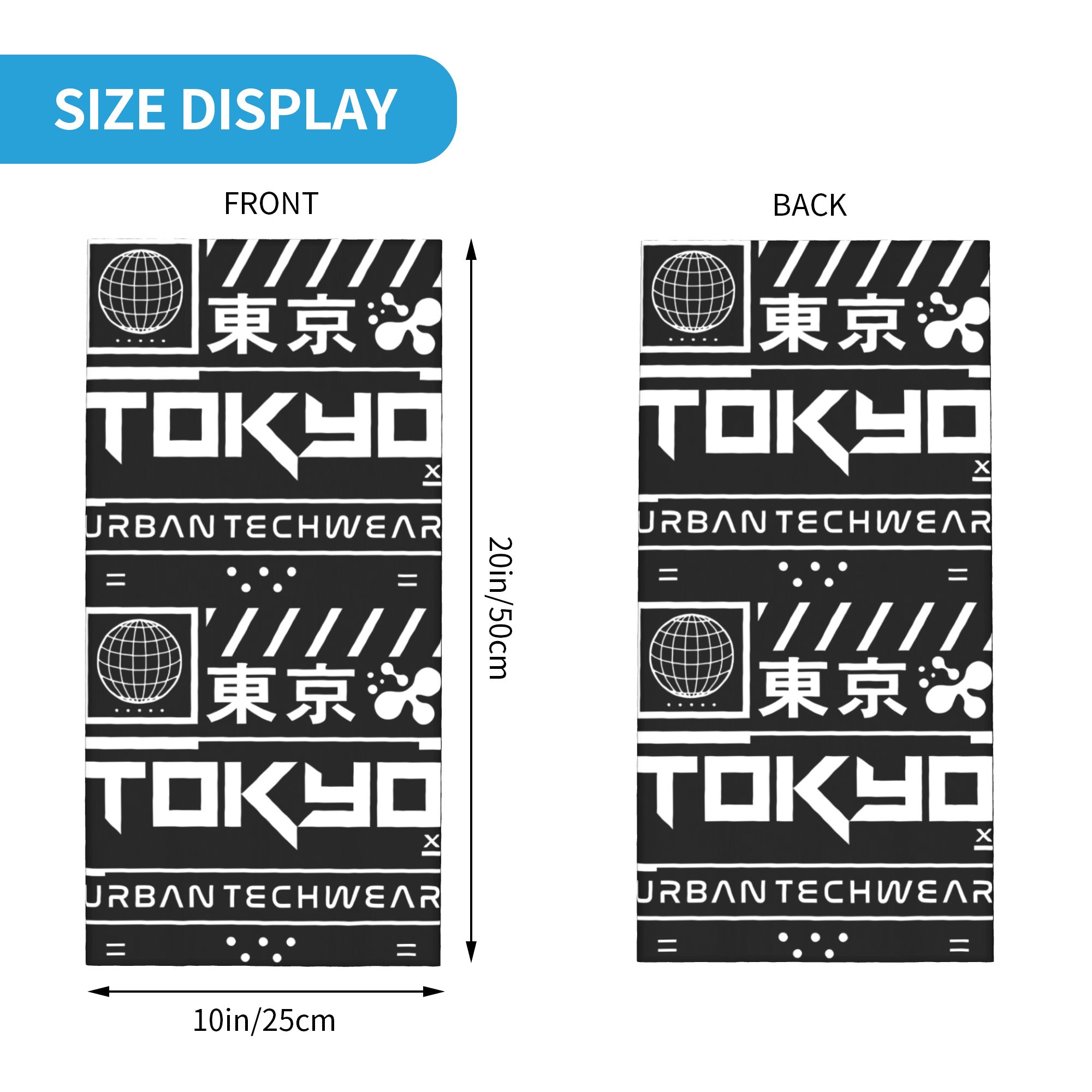 Bandana Techwear personalizada - Neck Gaiter Face Cover reseña y precio