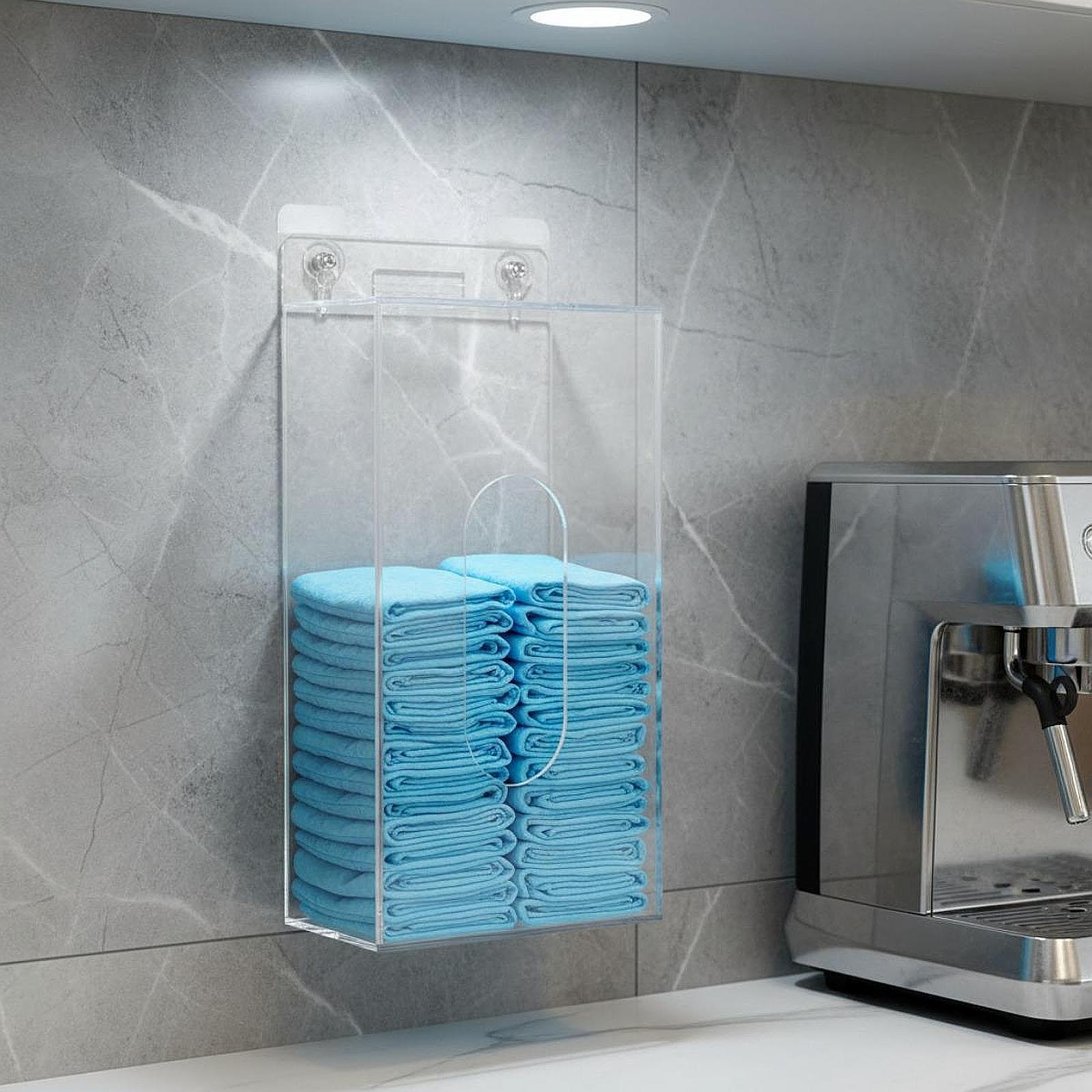 Soporte de Pared para Guantes  - Face Mask Storage Box reseña y precio