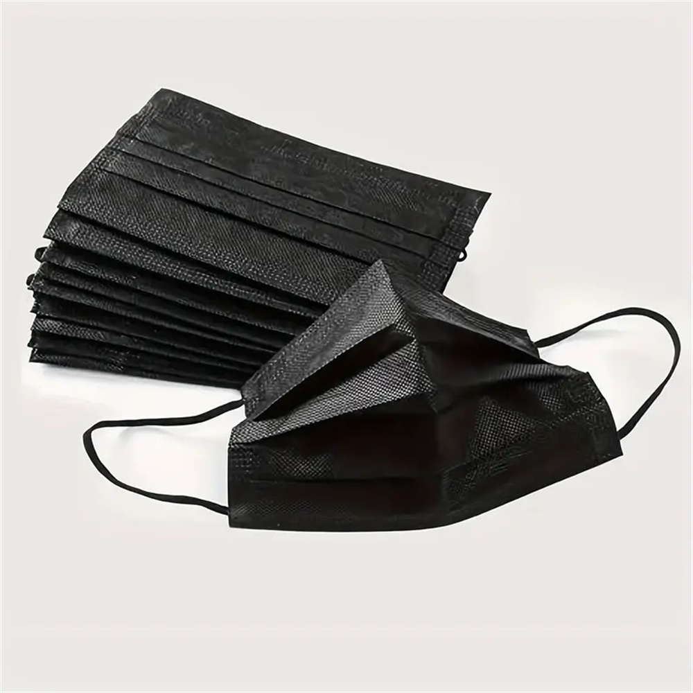 Mascarillas faciales desechabl - Black Face Mask Pack reseña y precio