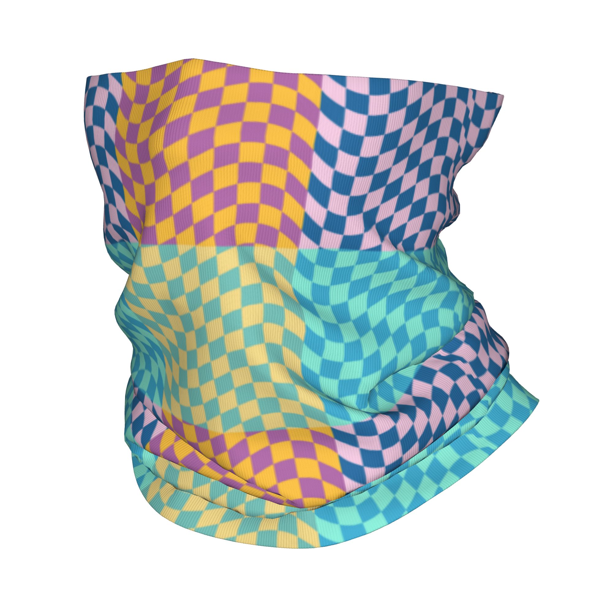 Bandana a cuadros de colores p - Neck Gaiter Face Cover reseña y precio