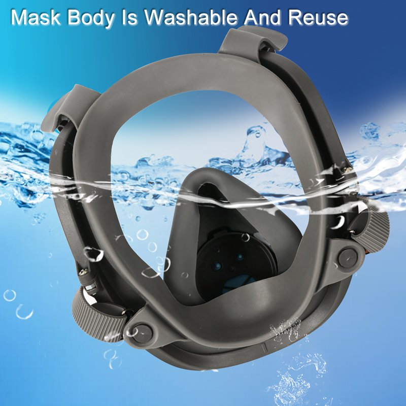 Respirador de Gas de cara comp - Dust Mask Construction reseña y precio