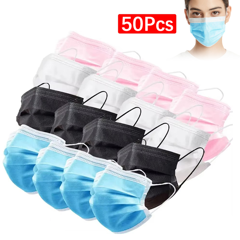 50 Uds. Mascarilla de 3 capas, - Disposable Mask Blue reseña y precio